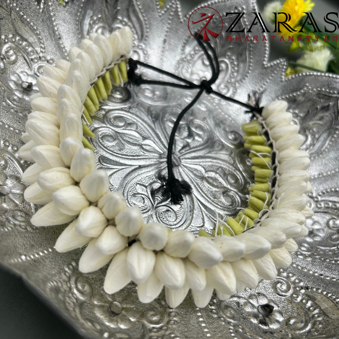Bharatanatyam Dance Flower - Full White Individual Flower ( SPL) Looks Like Original Jasmine image 2