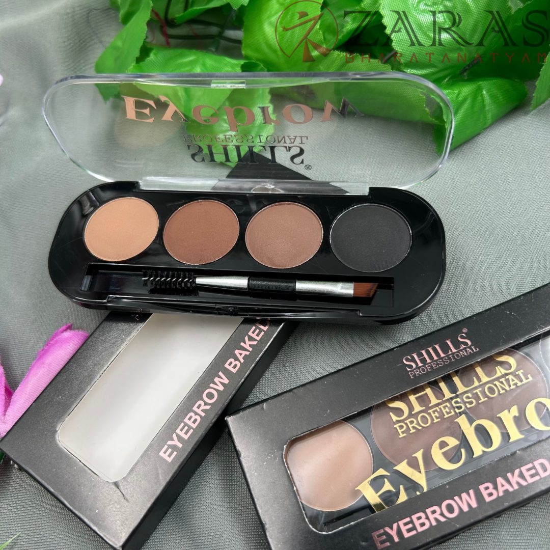 Bharatanatyam Makeup Products - Eyebrow 4 in 1 Baked Powder (SHILLS) image 3