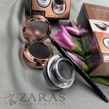 Bharatanatyam Dance Makeup Products - Gel Kajal Black (Lakyou Beauty) image 0