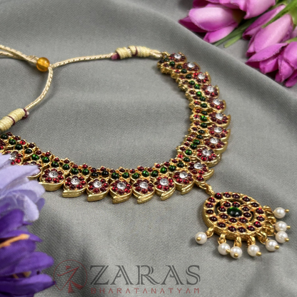 Bharatanatyam Dance Jewellery - S Manga Necklace RG Kemp CS image 1