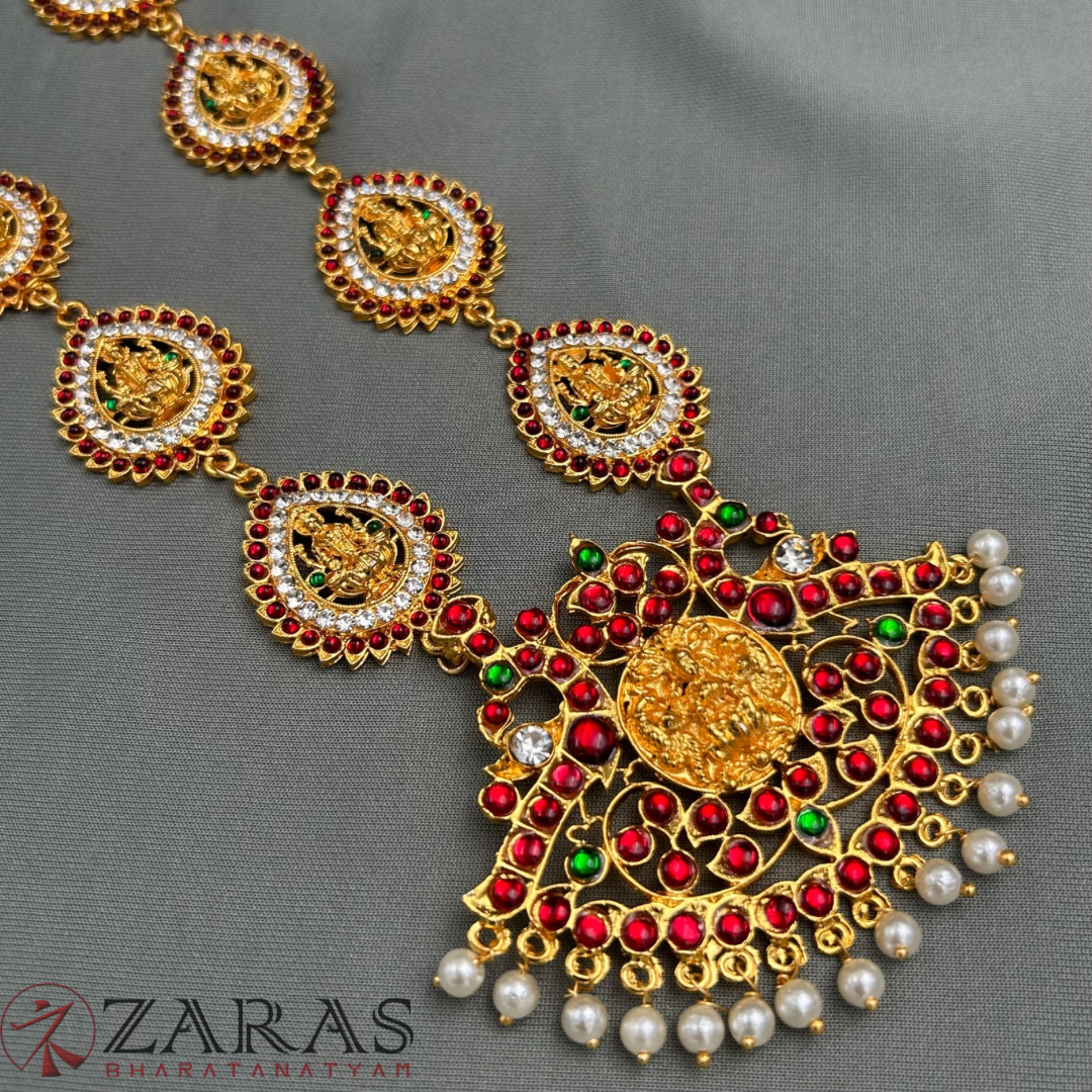 Bharatanatyam Dance Jewellery - Lakshmi with Thilagam CS RG Kemp Padak image 3