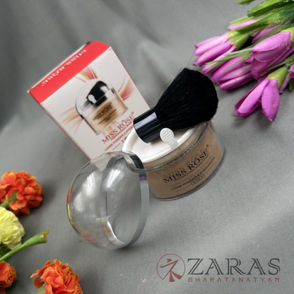 Bharatanatyam Dance Makeup Products - Loose Powder & Eyeshadow (2 in 1) (Miss Rose) image 3