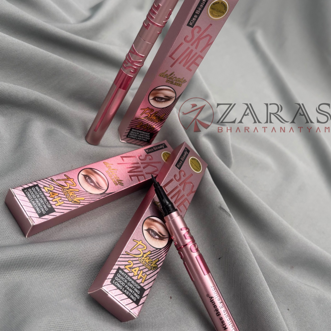 Bharatanatyam Makeup Products - Eyeliner Sketch Type (Black) image 2