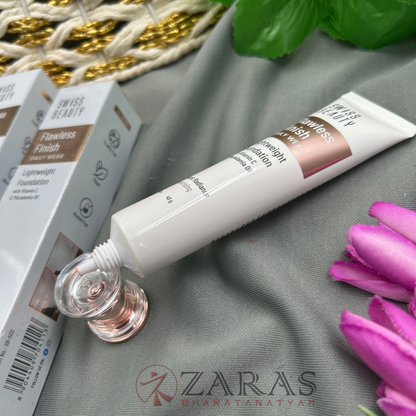 Bharatanatyam Dance Makeup Products - Flawless Finish Foundation (Swiss Beauty) image 1