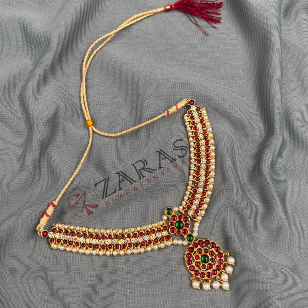 Bharatanatyam Dance Jewellery - Necklace Round P Sow RG Kemp CS image 2