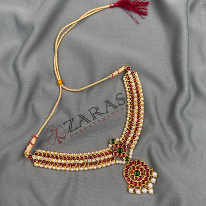 Bharatanatyam Dance Jewellery - Necklace Round P Sow RG Kemp CS image 2