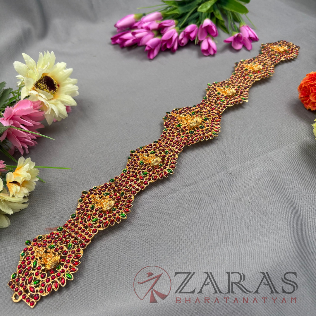 Bharatanatyam Dance Jewellery - Lakshmi Hip Belt RG Kemp (Ottiyanam) image 1