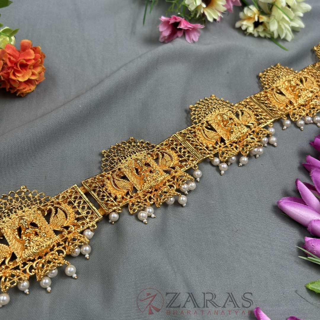 Bharatanatyam Dance Jewellery - Lakshmi Hip Belt RG Kemp CS (Ottiyanam) image 1