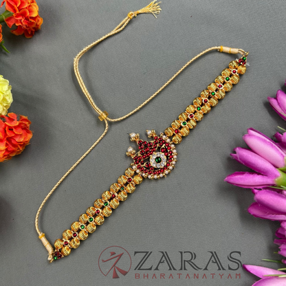 Bharatanatyam Dance Jewellery - 2L Balls Moon Necklace RG Kemp Choker Type image 0