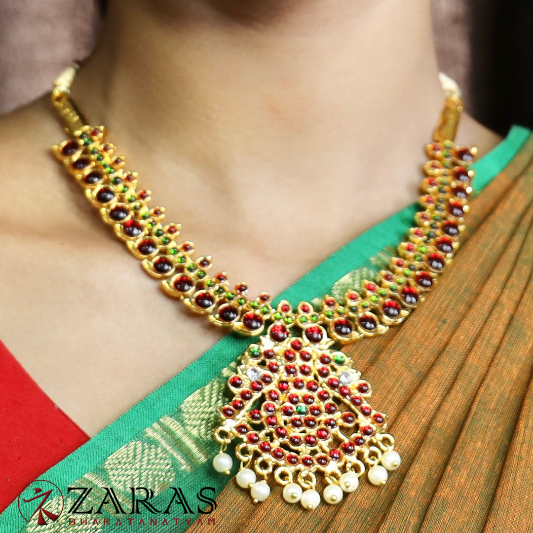 Bharatanatyam Dance Jewellery - Necklace RG Kemp Manga Design SA image 0
