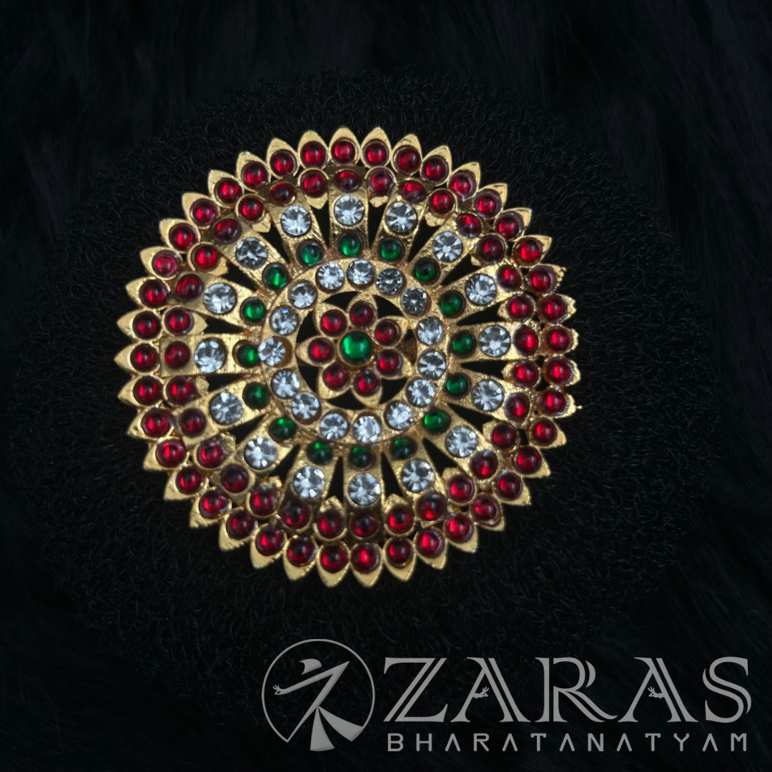 Bharatanatyam Dance Jewellery - Rakodi Flower Sharp CS RG Kemp image 0