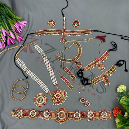 Bharatanatyam Dance Jewellery - Sow Full Set RG Kemp image 0