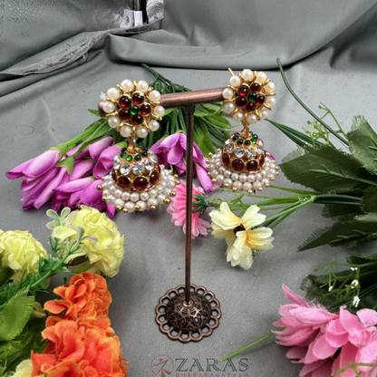 Bharatanatyam Dance Jewellery - Jimiki with Kammal 3L RG Kemp image 0