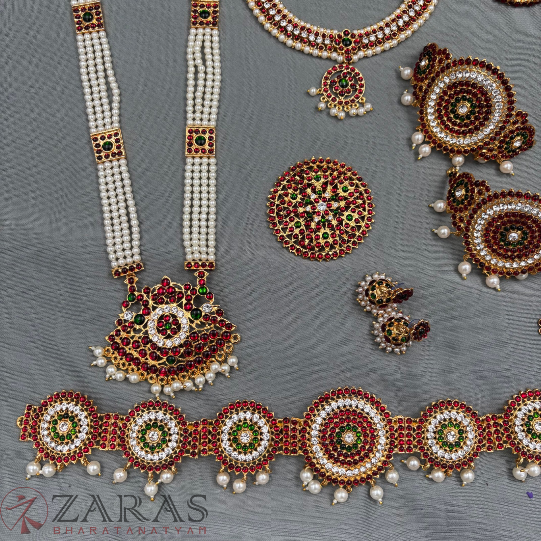 Bharatanatyam Dance Jewellery - Sow Full Set RG Kemp image 5