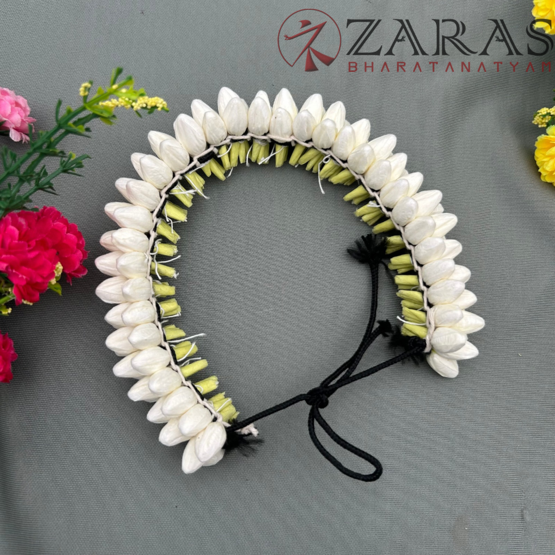 Bharatanatyam Dance Flower - Full White Individual Flower ( SPL) Looks Like Original Jasmine image 5