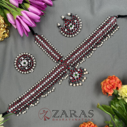 Bharatanatyam Dance Jewellery Black - C Round CS RG Kemp image 0
