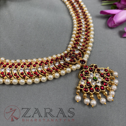 Bharatanatyam Dance Jewellery - Necklace B Moon Design RG Kemp image 2