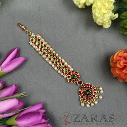 Bharatanatyam Dance Jewellery - V & Round RG Kemp Netti Chutti image 0