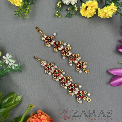 Bharatanatyam Dance Jewellery - Maatal Flower RG Kemp image 0