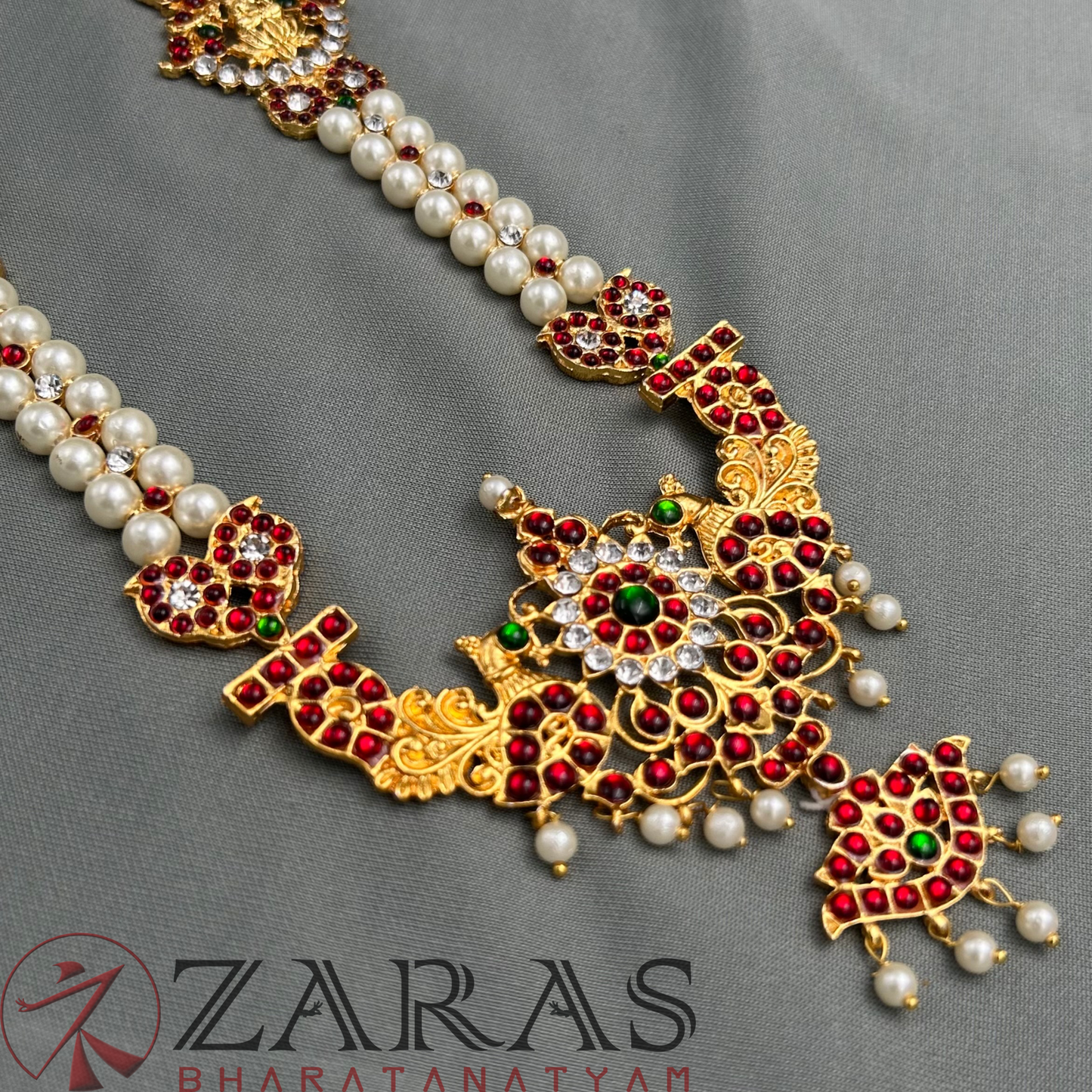Bharatanatyam Dance Jewellery - 2L Lakshmi with Manga RG Kemp CS Mag image 3