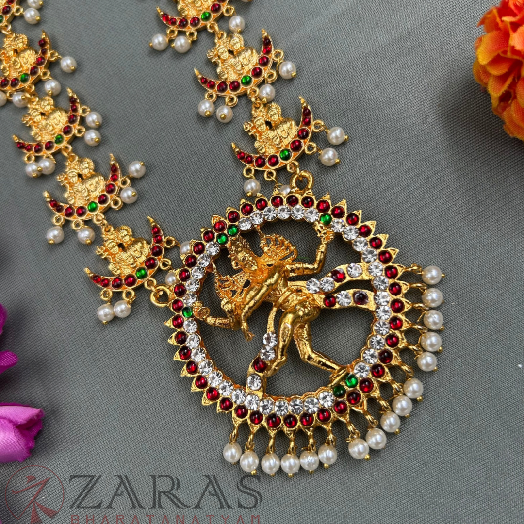 Bharatanatyam Dance Jewellery - Nadaraj & Sivan RG Kemp Maalai / Haaram image 2