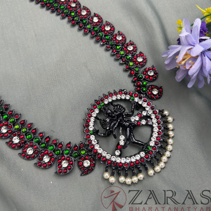 Bharatanatyam Dance Jewellery Black - Manga & Nadaraj RG kemp CS Haaram image 0