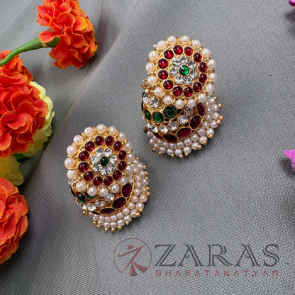 Bharatanatyam Dance Jewellery - Jimiki with Kammal 4 L Kemp RG image 1