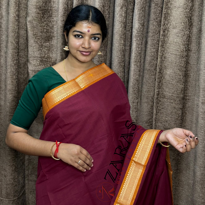 Bharatanatyam Dance Practice Saree - Maroon Gold S Gopuram Diamond image 0