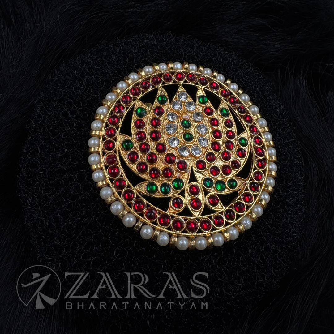 Bharatanatyam Dance Jewellery - Rakodi Lotus RG Kemp image 1