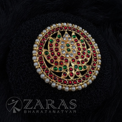 Bharatanatyam Dance Jewellery - Rakodi Lotus RG Kemp image 1