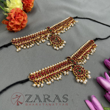 Bharatanatyam Dance Jewellery - C Beads RG Kemp Vangi / Baaju Bandh image 1