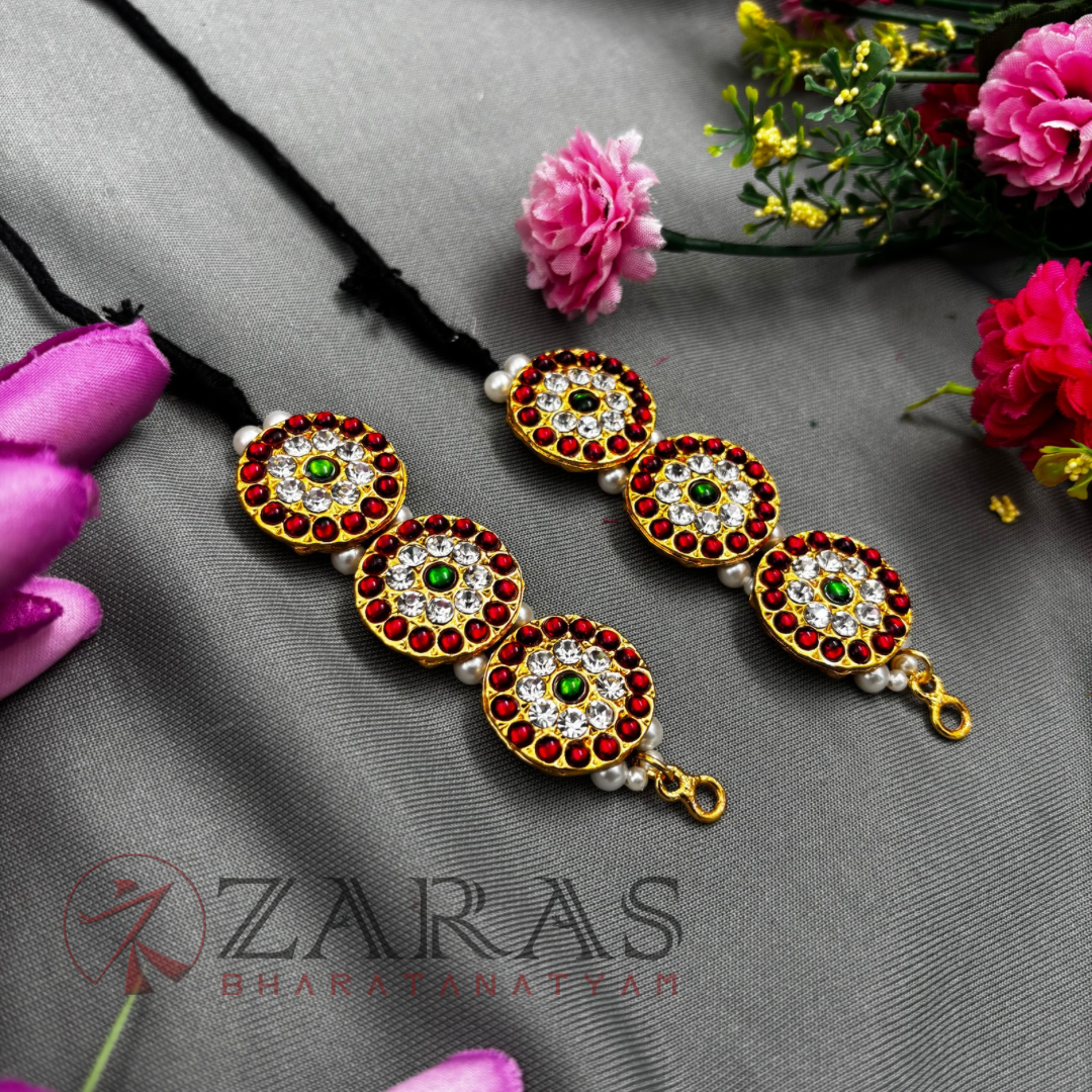 Bharatanatyam Dance Jewellery - Maatal 3 S Round CS RG Kemp image 1