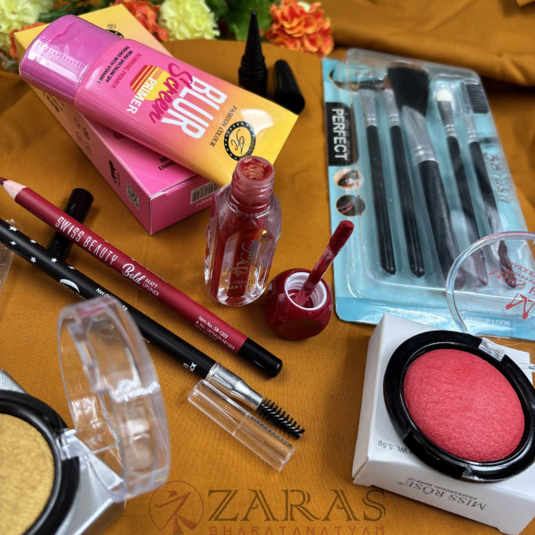 Bharatanatyam Dance Products - Makeup Kit (Set of 22 Pcs) image 7