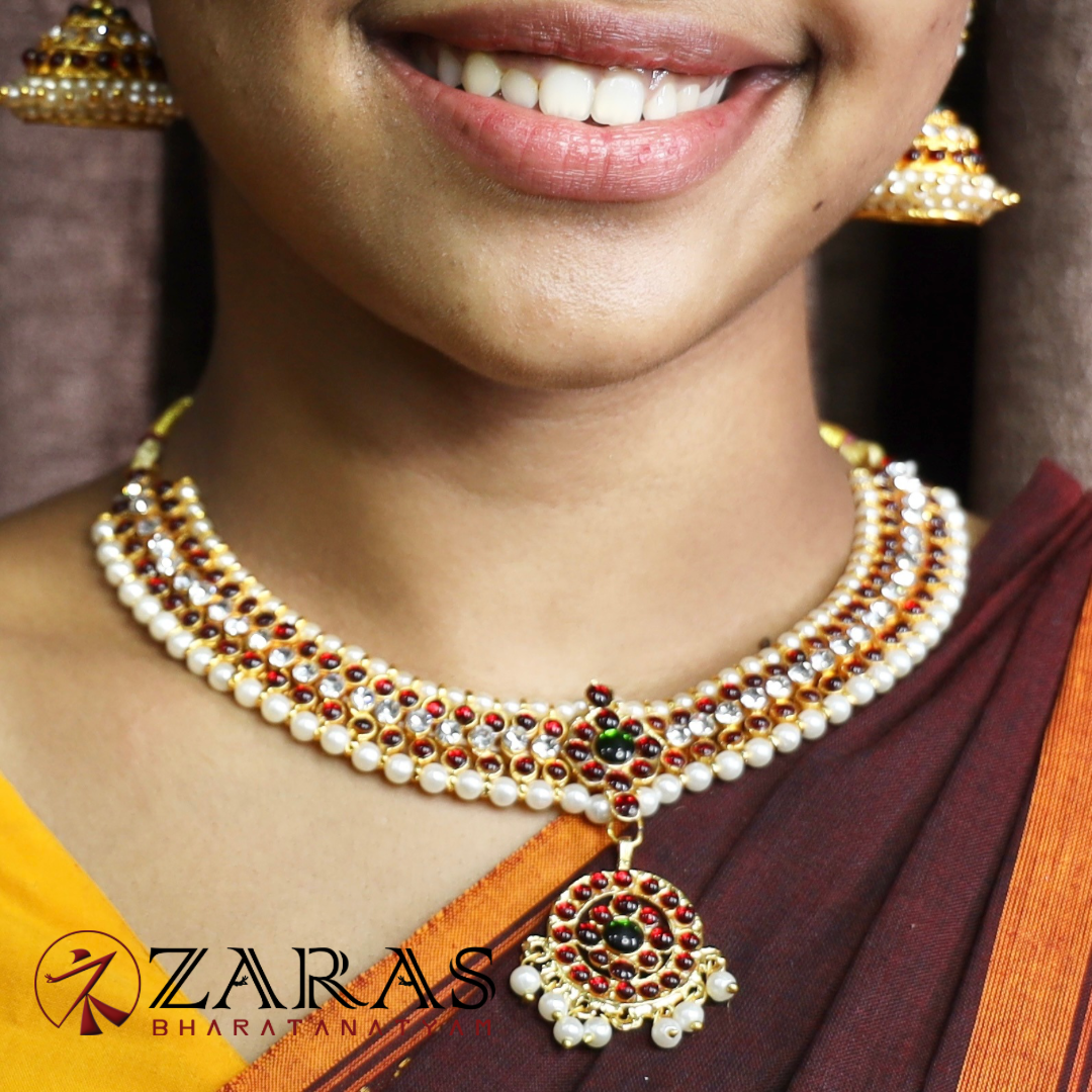 Bharatanatyam Dance Jewellery - Necklace Round P Sow RG Kemp CS image 0