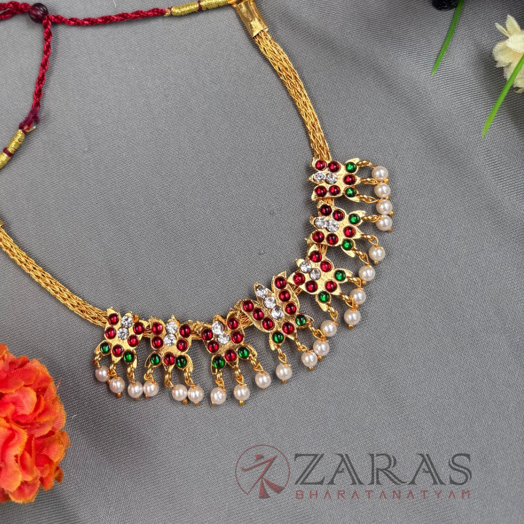 Bharatanatyam Dance Jewellery - Necklace Lotes RG Kemp CS Beads image 2