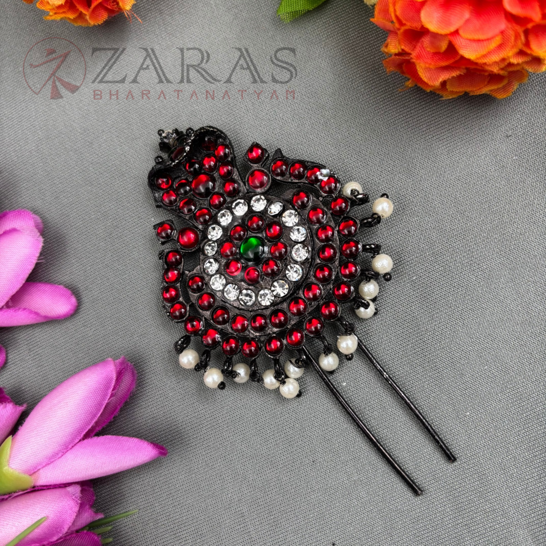 Bharatanatyam Dance Black Jewellery - Snake Small Head Arch image 0