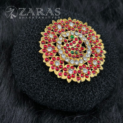 Bharatanatyam Dance Jewellery - Rakodi Pea Flower RG Kemp CS image 1