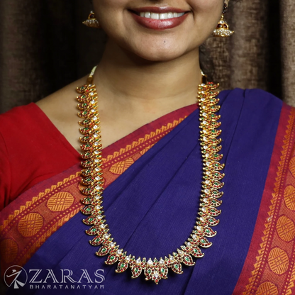 Bharatanatyam Dance Jewellery - Manga RG Kemp CS Haaram / Long Chain image 0
