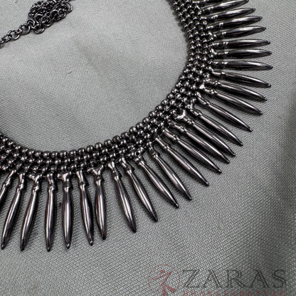 Bharatanatyam Dance Jewellery Black - Balls Kuchi Black Necklace image 1