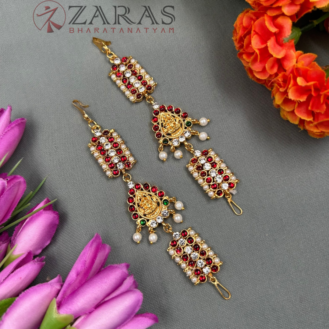 Bharatanatyam Dance Jewellery - Sow & Lakshmi Maatal pearls RG Kemp image 0