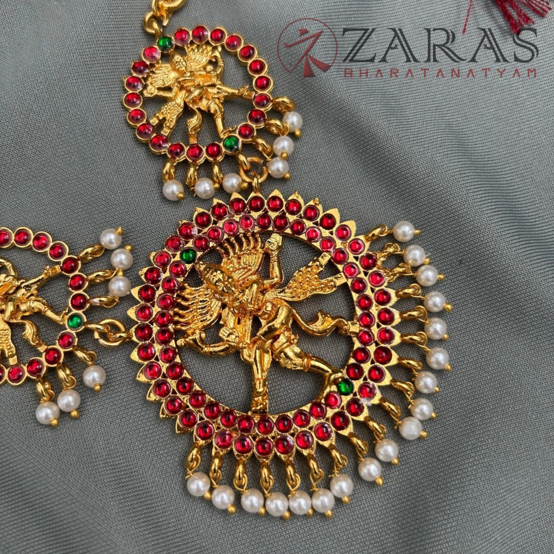 Bharatanatyam Dance Jewellery - Necklace Round P Sow RG Kemp CS image 1