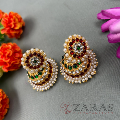 Bharatanatyam Dance Jewellery - 4 Line Jimiki RG Kemp image 0