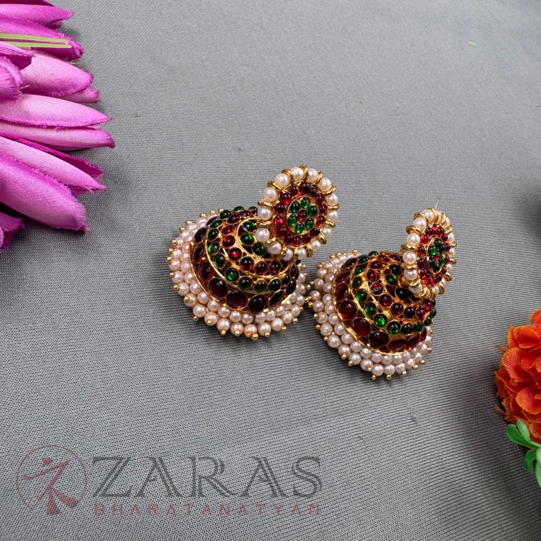 Bharatanatyam Dance Jewellery - 4 Line Jimiki RG Kemp image 0