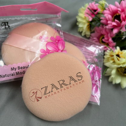 Bharatanatyam Dance Makeup Products - Soft Puff Sponge (SINGLE PIECE) image 0