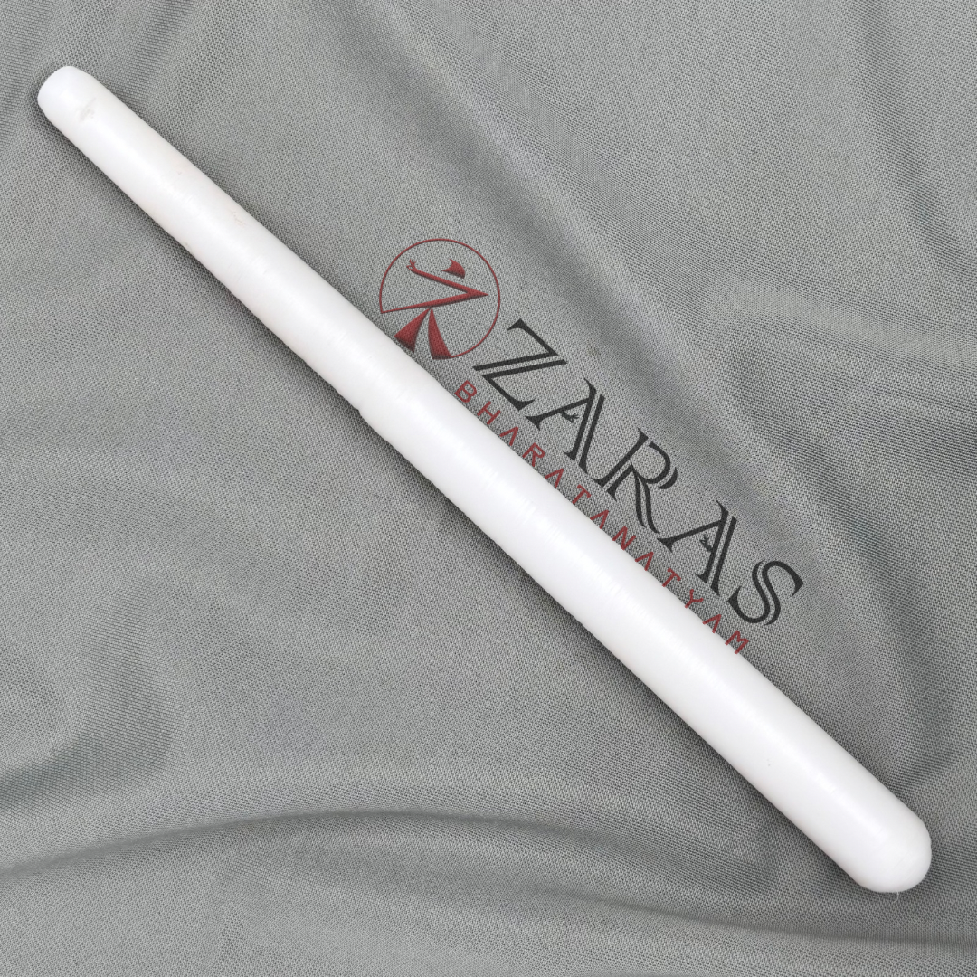 Bharatanatyam Dance Class Instruments - Fiber Stick Thattu Kuchi (White) image 0
