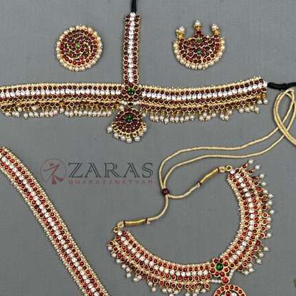 Bharatanatyam Dance Jewellery - Sow Full Set RG Kemp image 2
