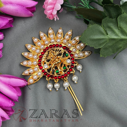 Bharatanatyam Dance Jewellery - Small Kuchi Nadaraj Head Arch Kemp image 0