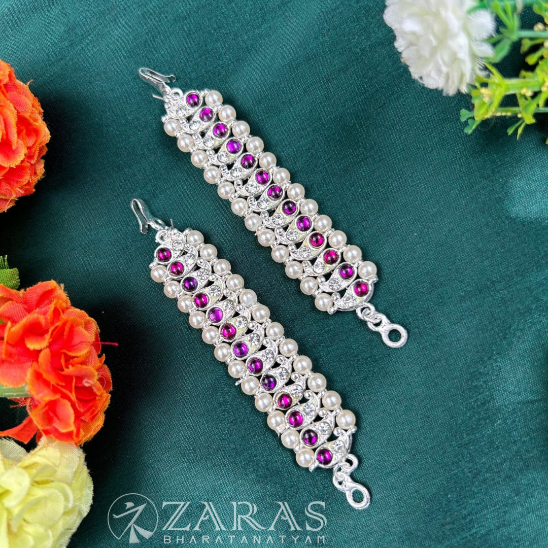 Bharatanatyam Dance Silver Jewellery - Manga PG Kemp CS Sar Maatal image 0
