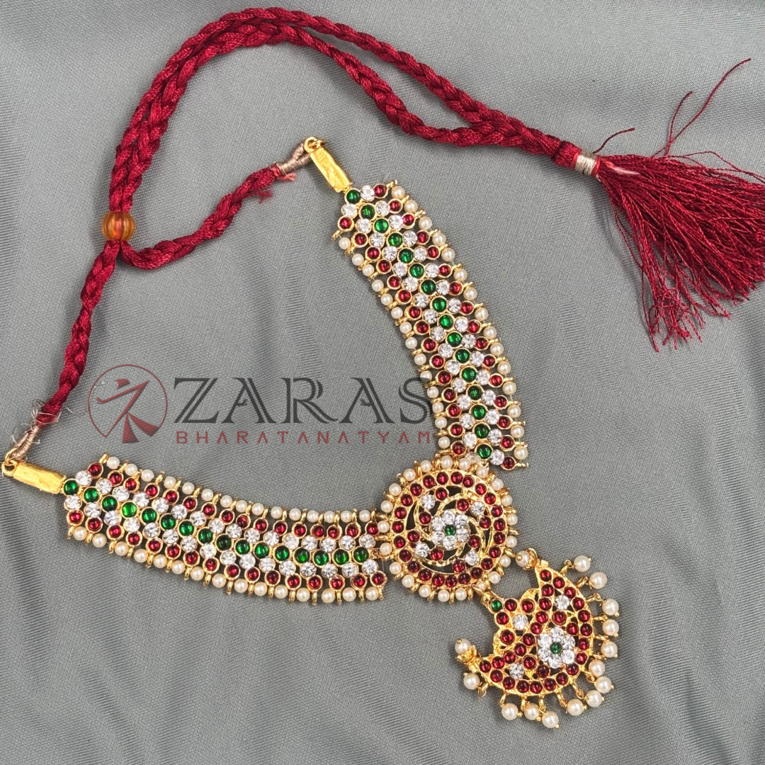 Bharatanatyam Dance Jewellery - Necklace Sun & Moon Design CS RG Kemp image 2