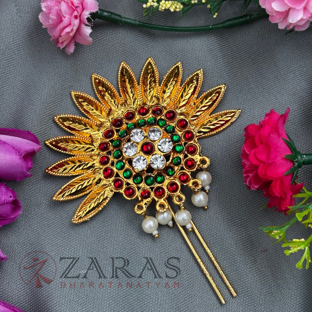 Bharatanatyam Dance Jewellery - Small Flower Head Arch RG Kemp CS image 0